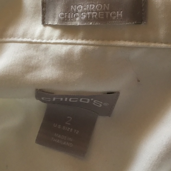 NWOT Chico’s No Iron Blouse - Picture 5 of 6